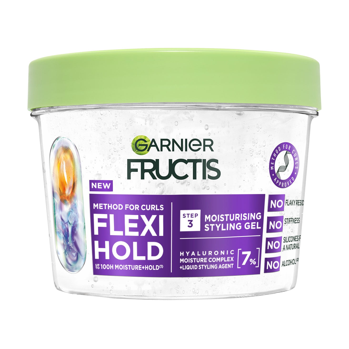 Гель Garnier Fructis Curls Method Flexi Hold для укладання та фіксації кучерявого та хвилястого волосся, 370 мл