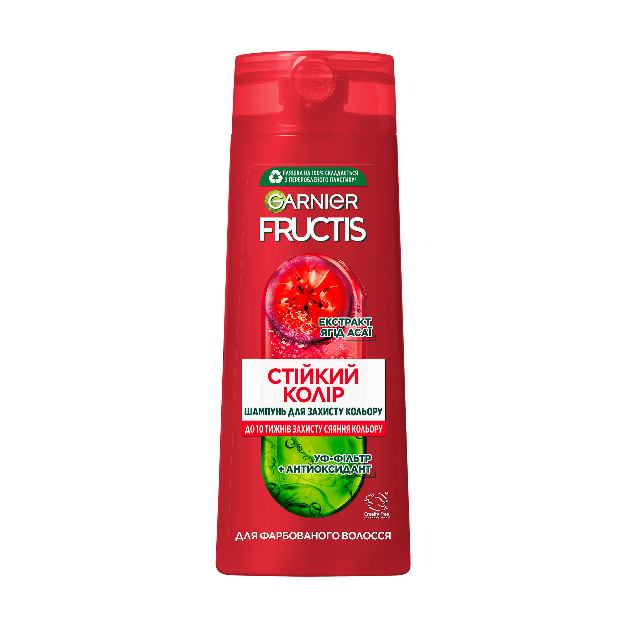 Шампунь Garnier Fructis Годжі стійкий колір, для фарбованого або мелірованого волосся, 400 мл